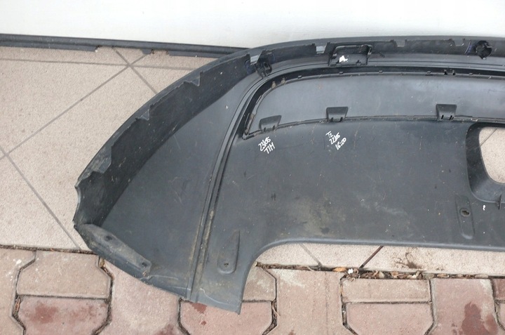 фото №14, Накладка дифузор dół бампера зад s-line audi q3 8u s-line 11-18