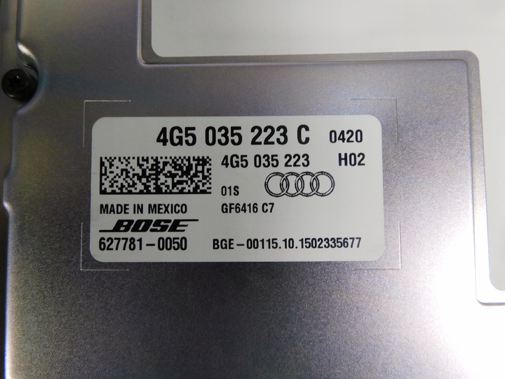 фото №10, Audi a7 4g рестайлинг озвучивание bose усилитель комплект