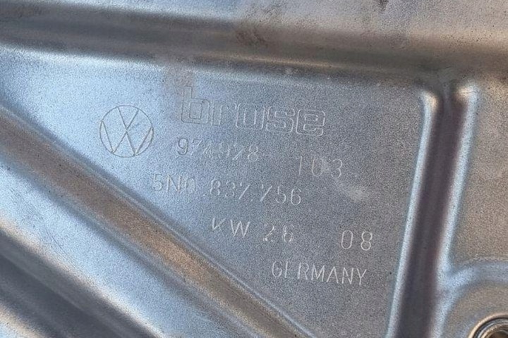 фото №7, Подъемник стекла левых передних дверь vw tiguan 5n_ 5n0971120g 2.0l