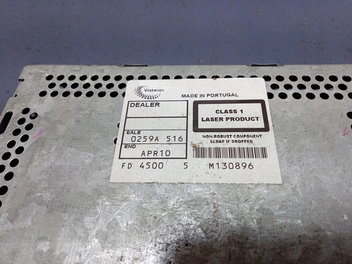 фото №7, Ford fusion 02- радио cd oem 4500 rds 4s6118c815ab