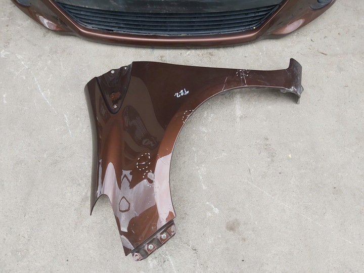 фото №6, Toyota yaris iii pas переднє бампер капот крило комплектний перед 1,33