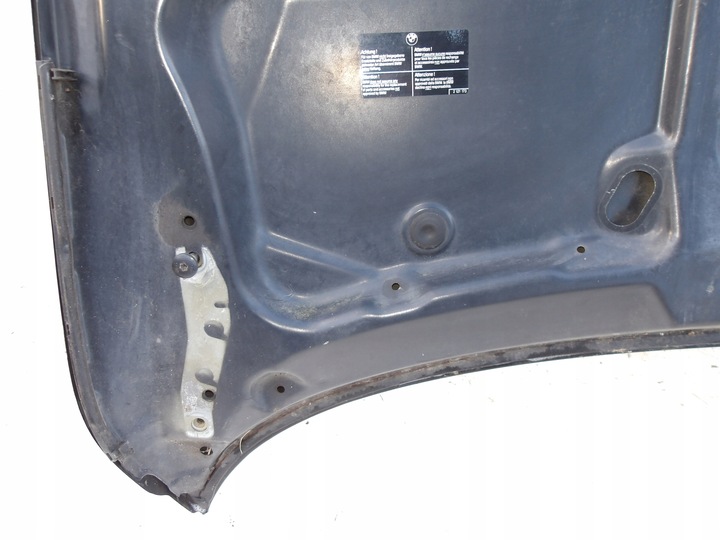 фото №9, Капот кришка двигуна bmw e39 чорний металік