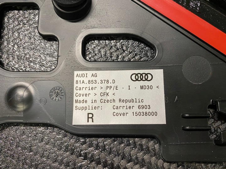 фото №6, Audi q2 зеркало панель боковой карбон oem audi оригинал