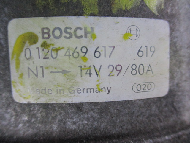 фото №5, Bmw e30 1.8 генератор 80a 0120469617 протестований