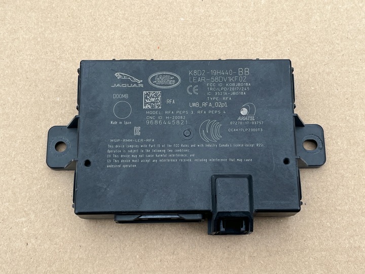 фото №1, Модуль, блок керування keyless land rover evoque ii l551 k8d2-19h440-bb