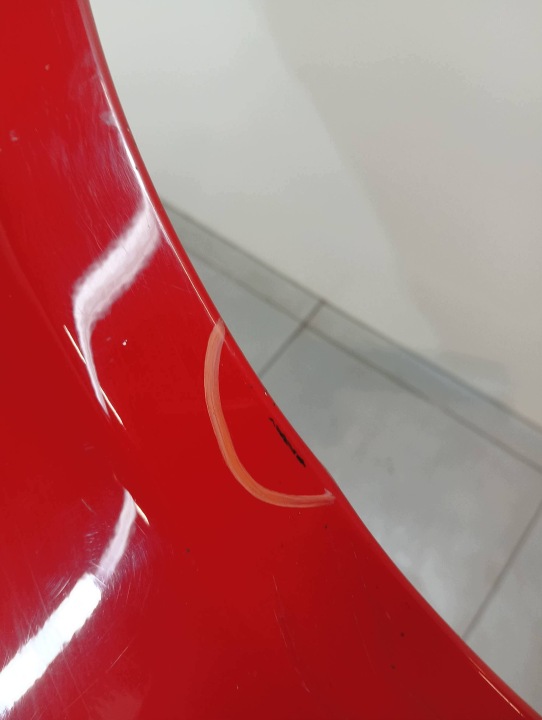 фото №9, Крыло правое перед красный toyota yaris i 1999-2005