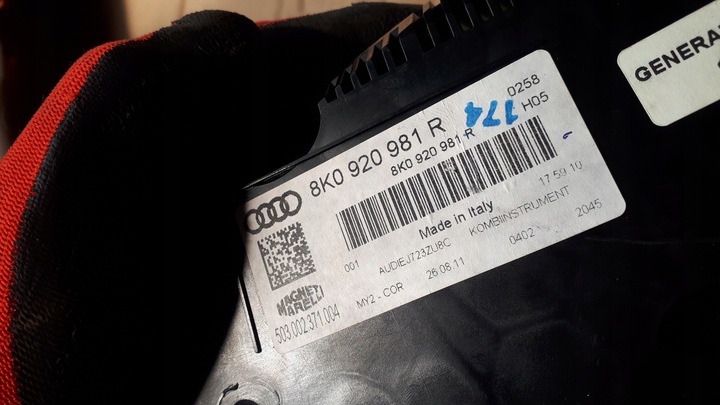 фото №13, S4 b8 lizcznik манометр прилади 3.0 tfsi 8k0920981r