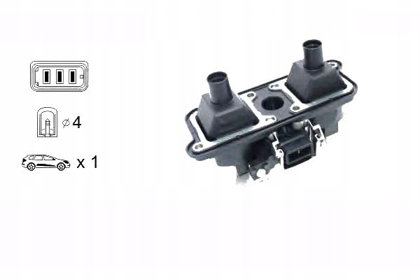 фото №1, Катушка зажигания janmor 058905101a ic03119 22160300