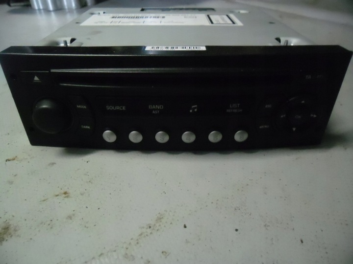 фото №1, Радиопроигрыватель радио cd peugeot partner ii berlingo ii 9666968177