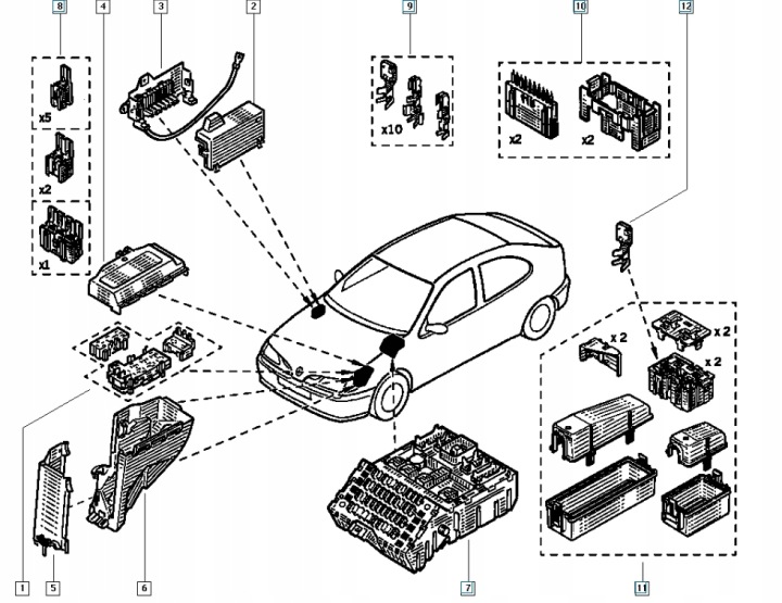 фото №7, Реле renault megane 7701470881