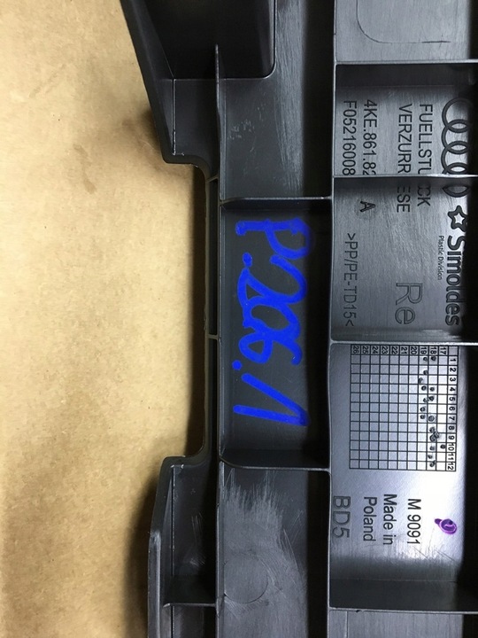 фото №10, Каркас багажника плита праві зад audi e-tron 55 q8