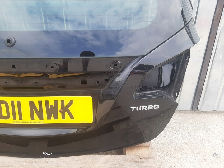 фото №7, Крышка стекло зад оригинал лак opel meriva ii b цвет z20r чёрная