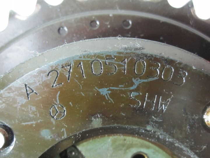 фото №6, Mercedes c180 1.8 271.946 143km 06r колесо зубчатое распределительный вал r2710510328