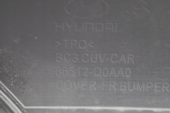 фото №9, Накладка спойлер бампер перед передня hyundai bayon 2021-2023 86512-q0aa0