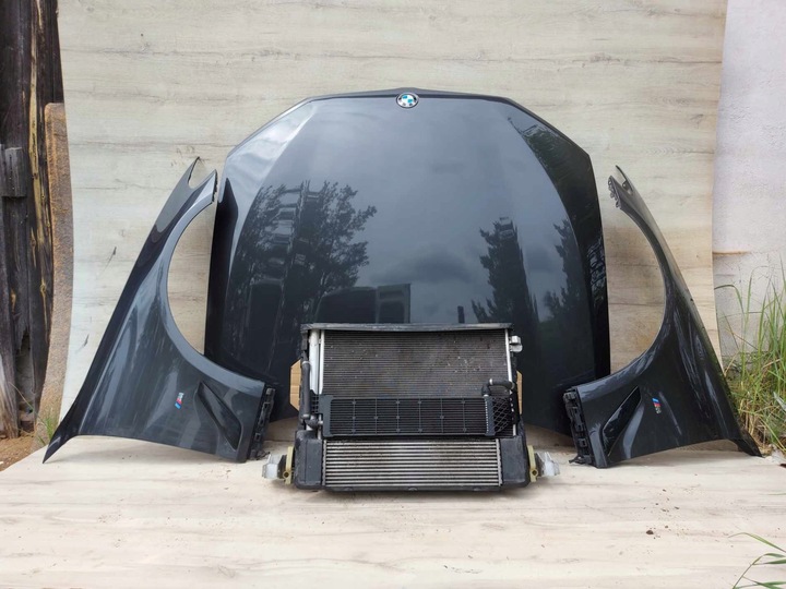 фото №6, Bmw 5 g30 м-пакет lci рестайлінг капот бампер лампа led pas перед радіатор a90