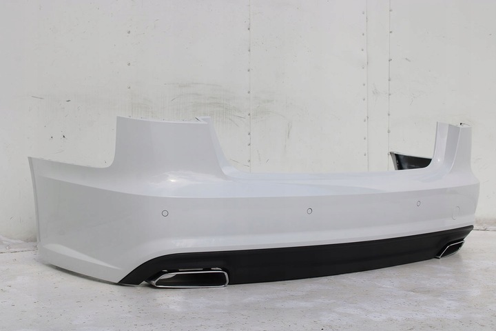 фото №12, Audi a6 sedan зад бампер задний крышка багажника 4g 4g5 лампы 2y2y ls9r белый