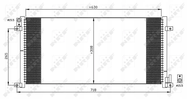 фото №2, Конденсатор кондиционера iveco daily ii nrf