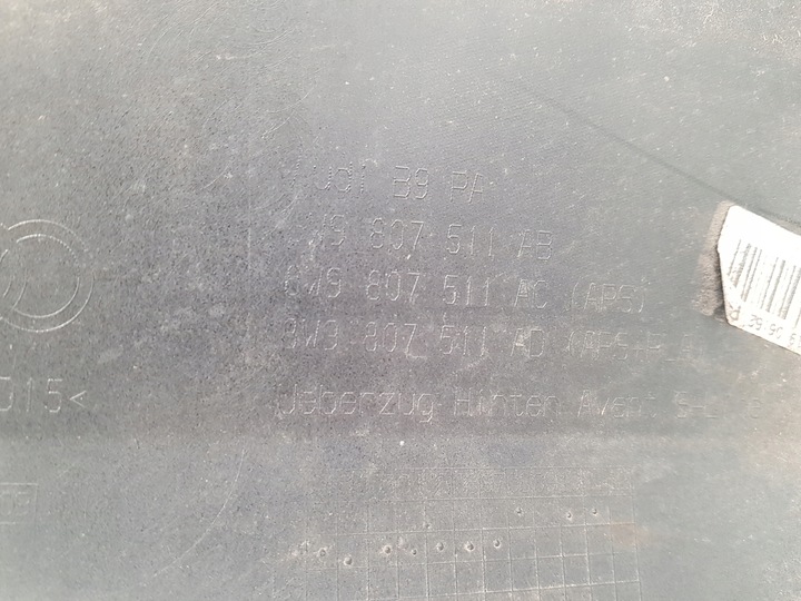 фото №13, Audi s4 a4 b9 8w9 рестайлінг avant s-line бампер зад