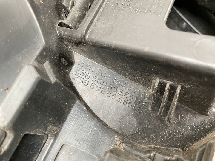 фото №10, Vw e-golf vii 7 5g0 16- решётка радиатора решётка радиатор 5g0853651ce