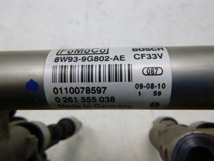 фото №9, Jaguar xf x250 5.0 b планка вприскувальний форсунки