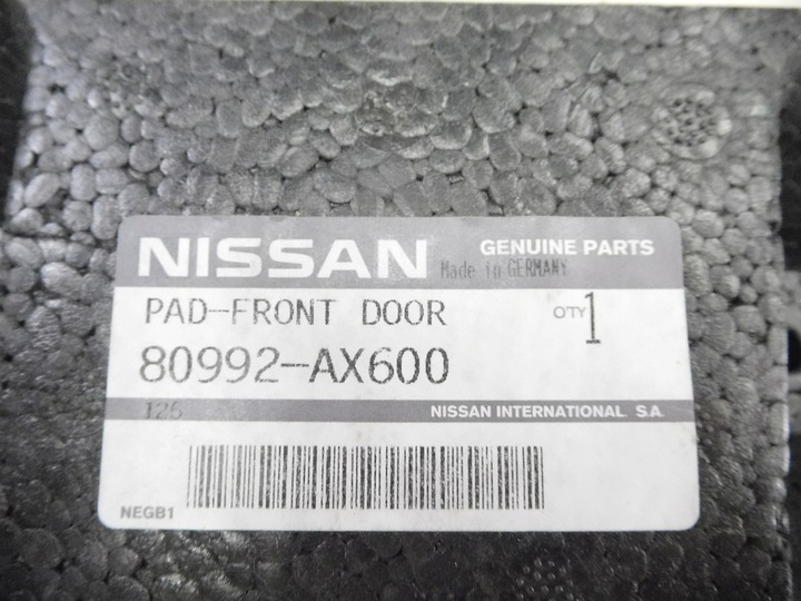 фото №6, Вставка двері передніх nissan micra 80992-ax600