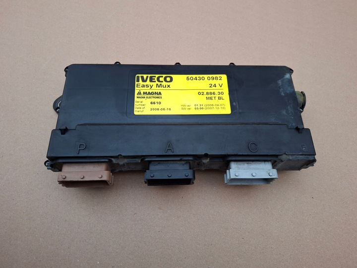 фото №9, Iveco модуль блок керування світла easy mux 02.886.30 504300982