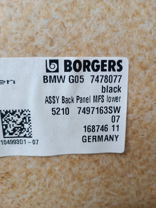 фото №13, Сиденья диван обшивки туннель bmw x5m g05 f95