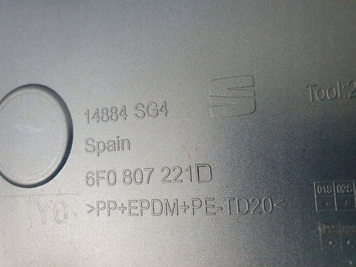 фото №11, Seat ibiza 5 v 6f 6f0 17-21 бампер перед передний bez pdc 6f0807221d
