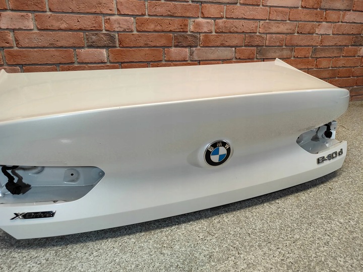 фото №8, Кришка зад задня кришка багажника bmw 8 g16 a96 mineral білий