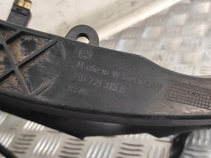 фото №11, Vw transporter t4 2.4 d підсилювач помпа гальмівна основа педалі 701612101k