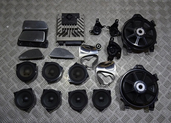 фото №1, Mercedes s-klasa w217 cabrio динамики усилитель озвучивание burmester