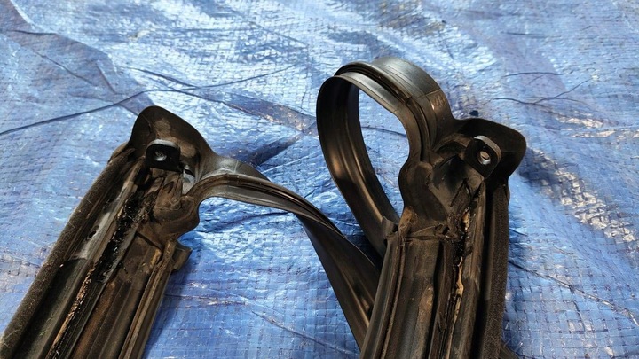 фото №6, Прокладка скла лобовий дах перед гумова накладка замша bmw e64 lci рестайлінг