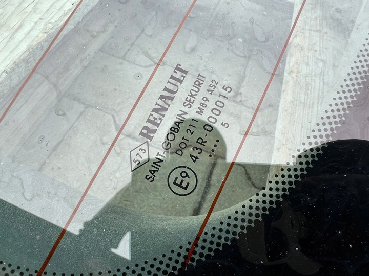 фото №8, Renault modus крышка зад задняя багажника mv632 2005r оригинал