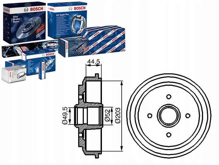 фото №1, Барабани гальмівні ford fiesta v fusion mazda 2 1.25-