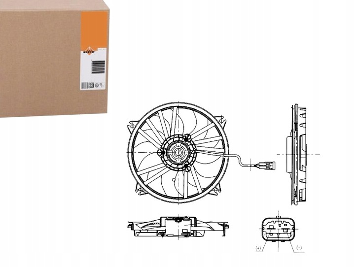 фото №1, Nrf вентилятор радиатор peugeot 307 c4 ds4 1,2thp