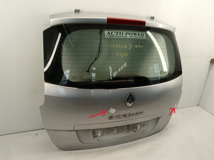 фото №4, Кришка багажника задня renault grand scenic iii 08-12 xz6s