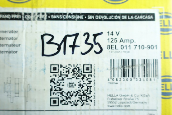 фото №9, Генератор 8200385098 8200537415 6001548553 1.5dci