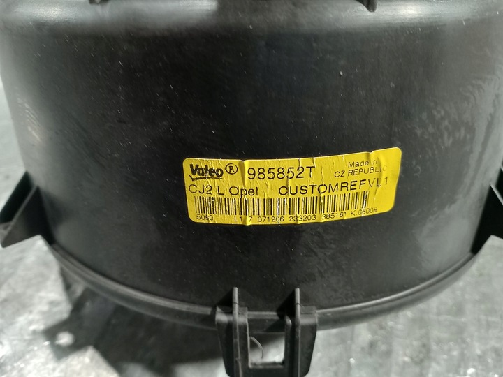 фото №6, Вентилятор повітропровід, повітродувка opel signum 985852t 006956v 1.9 cdti