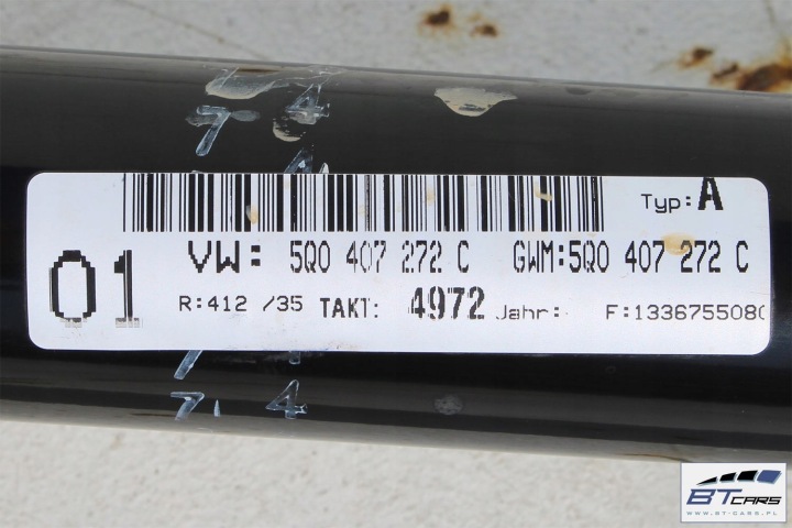 фото №9, Vw audi seat skoda полуось правая перед 5q0407272c 5q0407762dx 5q0 407 272 c 5