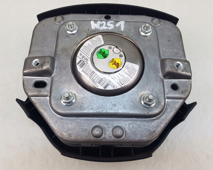 фото №13, Mercedes r w251 шкіряний кермо подушка оригінал