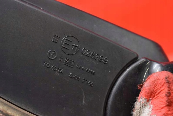 фото №6, Зеркало левая чёрные 026399 eu toyota avensis t27 09-11 7 pin