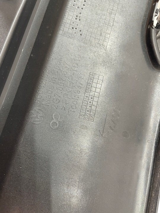 фото №11, Vw taigo 2g7 r line накладка диффузор спойлер бампера зад 2g7807837