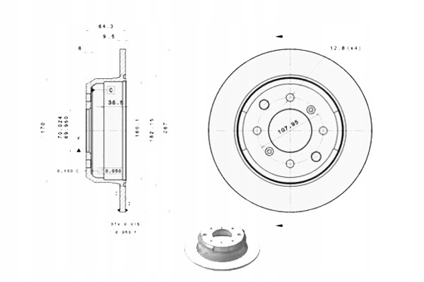 фото №2, Brembo диски тормозные 2szt. alfa romeo spider 1.
