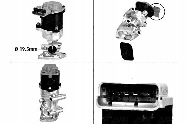 фото №2, Клапан egr peugeot 2,7hdi valeo