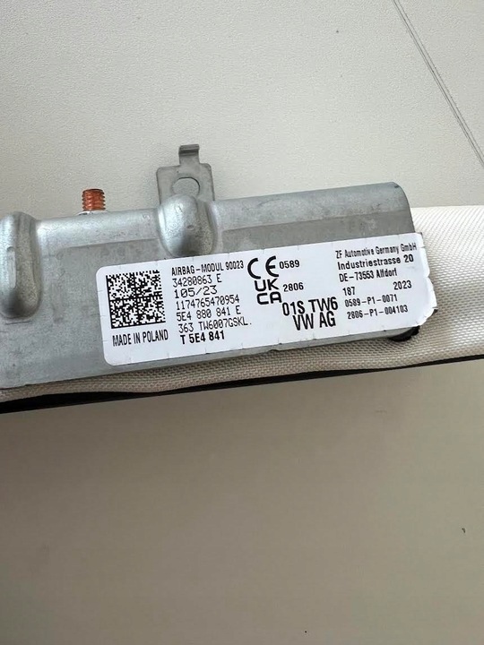 фото №5, Skoda octavia iv 4 seat leon iv 4 подушка безопасности подушка безопасности коленная новая