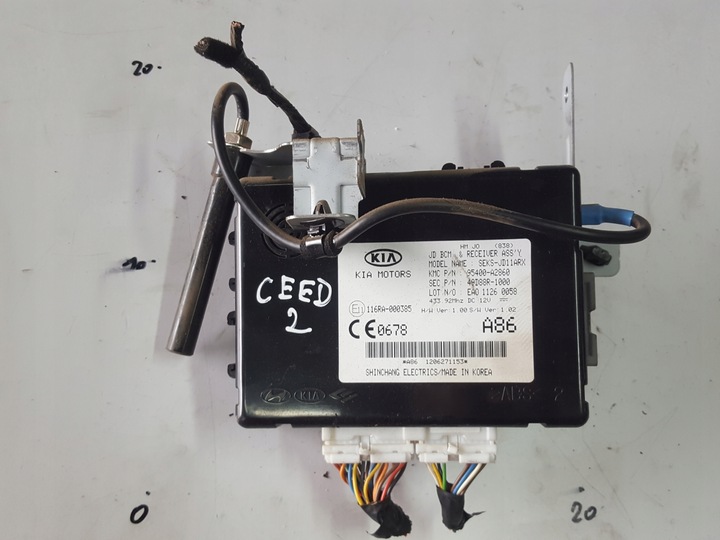 фото №1, Kia ceed 2 ii 12-16r модуль комфорта bcm 95400-a2860