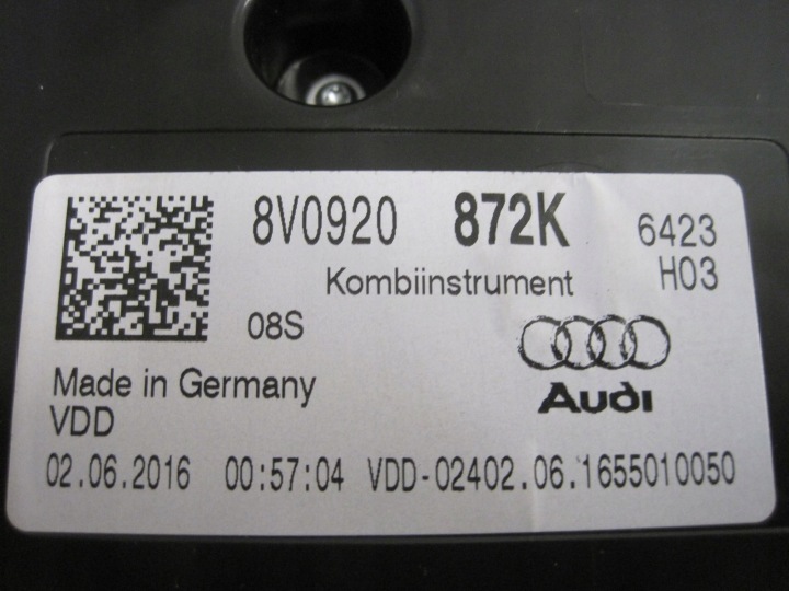 фото №9, Панель приборов audi a3 e-tron 8v0920872k