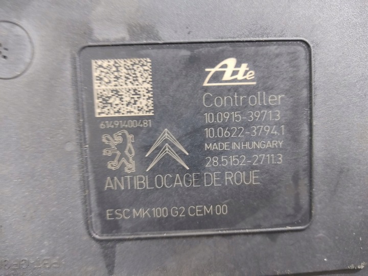 фото №8, Насос модуль управления abs peugeot 2008 i 9810293280 10.0915-3971.3 2013-2016