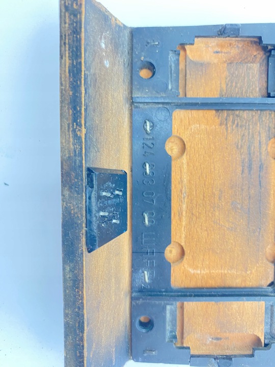 фото №13, Дерево панель dekor вибірник важіль перемикання передач коробки передач тунелю zebrano mercedes w124