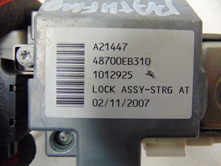 фото №7, Замок запалювання nissan pathfinder r51 2.5 dci 48700eb310 автомат європа